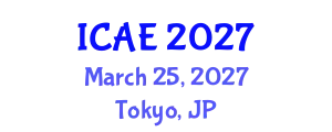 International Conference on Agricultural Engineering (ICAE) March 25, 2027 - Tokyo, Japan