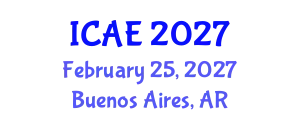 International Conference on Agricultural Engineering (ICAE) February 25, 2027 - Buenos Aires, Argentina