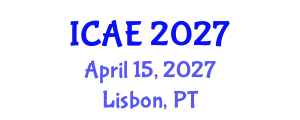 International Conference on Agricultural Engineering (ICAE) April 15, 2027 - Lisbon, Portugal