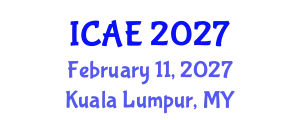 International Conference on Agricultural Engineering (ICAE) February 11, 2027 - Kuala Lumpur, Malaysia