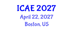 International Conference on Agricultural Engineering (ICAE) April 22, 2027 - Boston, United States