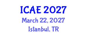 International Conference on Agricultural Engineering (ICAE) March 22, 2027 - Istanbul, Turkey