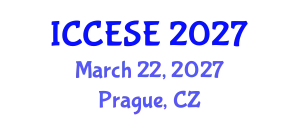 International Conference on Civil, Environmental and Structural Engineering (ICCESE) March 22, 2027 - Prague, Czechia