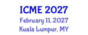 International Conference on Mechatronics Engineering (ICME) February 11, 2027 - Kuala Lumpur, Malaysia
