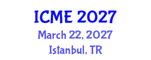 International Conference on Mechatronics Engineering (ICME) March 22, 2027 - Istanbul, Turkey