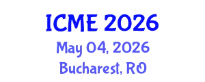 International Conference on Mechatronics Engineering (ICME) May 04, 2026 - Bucharest, Romania