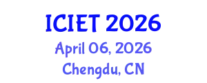 International Conference on Information Engineering and Technology (ICIET) April 06, 2026 - Chengdu, China