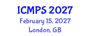 International Conference on Medicine and Pharmacological Sciences (ICMPS) February 15, 2027 - London, United Kingdom
