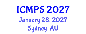 International Conference on Medicine and Pharmacological Sciences (ICMPS) January 28, 2027 - Sydney, Australia