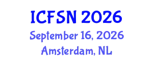 International Conference on Food Science and Nutrition (ICFSN) September 16, 2026 - Amsterdam, Netherlands