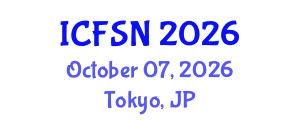 International Conference on Food Science and Nutrition (ICFSN) October 07, 2026 - Tokyo, Japan
