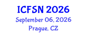 International Conference on Food Science and Nutrition (ICFSN) September 06, 2026 - Prague, Czechia