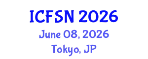 International Conference on Food Science and Nutrition (ICFSN) June 08, 2026 - Tokyo, Japan