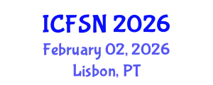 International Conference on Food Science and Nutrition (ICFSN) February 02, 2026 - Lisbon, Portugal