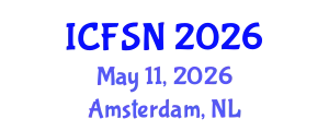 International Conference on Food Science and Nutrition (ICFSN) May 11, 2026 - Amsterdam, Netherlands