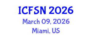 International Conference on Food Science and Nutrition (ICFSN) March 09, 2026 - Miami, United States