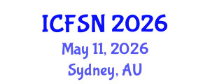 International Conference on Food Science and Nutrition (ICFSN) May 11, 2026 - Sydney, Australia