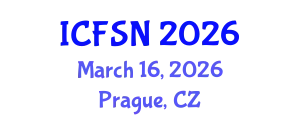 International Conference on Food Science and Nutrition (ICFSN) March 16, 2026 - Prague, Czechia