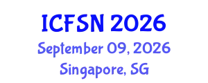 International Conference on Food Science and Nutrition (ICFSN) September 09, 2026 - Singapore, Singapore