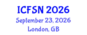International Conference on Food Science and Nutrition (ICFSN) September 23, 2026 - London, United Kingdom