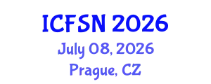 International Conference on Food Science and Nutrition (ICFSN) July 08, 2026 - Prague, Czechia