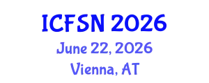International Conference on Food Science and Nutrition (ICFSN) June 22, 2026 - Vienna, Austria