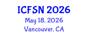 International Conference on Food Science and Nutrition (ICFSN) May 18, 2026 - Vancouver, Canada