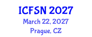 International Conference on Food Science and Nutrition (ICFSN) March 22, 2027 - Prague, Czechia