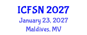 International Conference on Food Science and Nutrition (ICFSN) January 23, 2027 - Maldives, Maldives