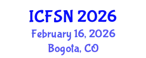 International Conference on Food Science and Nutrition (ICFSN) February 16, 2026 - Bogota, Colombia