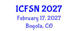 International Conference on Food Science and Nutrition (ICFSN) February 17, 2027 - Bogota, Colombia