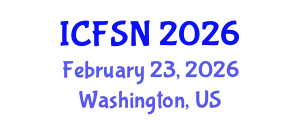 International Conference on Food Science and Nutrition (ICFSN) February 23, 2026 - Washington, United States