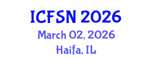 International Conference on Food Science and Nutrition (ICFSN) March 02, 2026 - Haifa, Israel