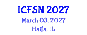 International Conference on Food Science and Nutrition (ICFSN) March 03, 2027 - Haifa, Israel