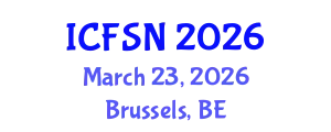 International Conference on Food Science and Nutrition (ICFSN) March 23, 2026 - Brussels, Belgium