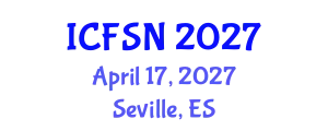 International Conference on Food Science and Nutrition (ICFSN) April 17, 2027 - Seville, Spain