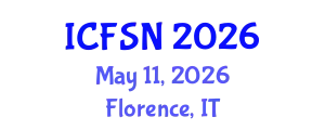International Conference on Food Science and Nutrition (ICFSN) May 11, 2026 - Florence, Italy