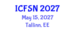 International Conference on Food Science and Nutrition (ICFSN) May 15, 2027 - Tallinn, Estonia
