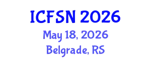 International Conference on Food Science and Nutrition (ICFSN) May 18, 2026 - Belgrade, Serbia