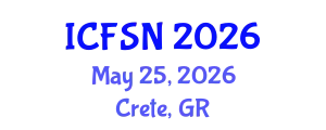 International Conference on Food Science and Nutrition (ICFSN) May 25, 2026 - Crete, Greece