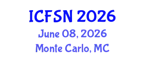International Conference on Food Science and Nutrition (ICFSN) June 08, 2026 - Monte Carlo, Monaco