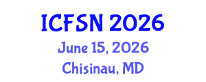 International Conference on Food Science and Nutrition (ICFSN) June 15, 2026 - Chisinau, Republic of Moldova