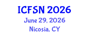 International Conference on Food Science and Nutrition (ICFSN) June 29, 2026 - Nicosia, Cyprus