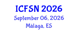 International Conference on Food Science and Nutrition (ICFSN) September 06, 2026 - Málaga, Spain