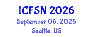 International Conference on Food Science and Nutrition (ICFSN) September 06, 2026 - Seattle, United States