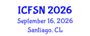 International Conference on Food Science and Nutrition (ICFSN) September 16, 2026 - Santiago, Chile