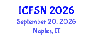 International Conference on Food Science and Nutrition (ICFSN) September 20, 2026 - Naples, Italy