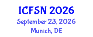 International Conference on Food Science and Nutrition (ICFSN) September 23, 2026 - Munich, Germany