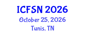 International Conference on Food Science and Nutrition (ICFSN) October 25, 2026 - Tunis, Tunisia