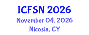 International Conference on Food Science and Nutrition (ICFSN) November 04, 2026 - Nicosia, Cyprus